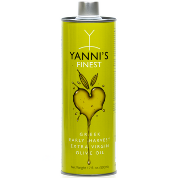 Early Harvest Awarded Greek Extra Virgin Olive Oil Yanni's Finest From Chalkidiki Greece
