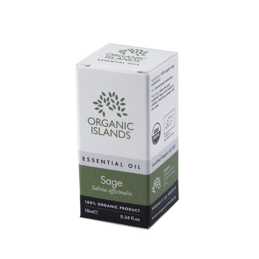 Organic Greek Sage Essential Oil Organic Islands From Naxos Greece In Beautiful Packaging On Black Friday Sale